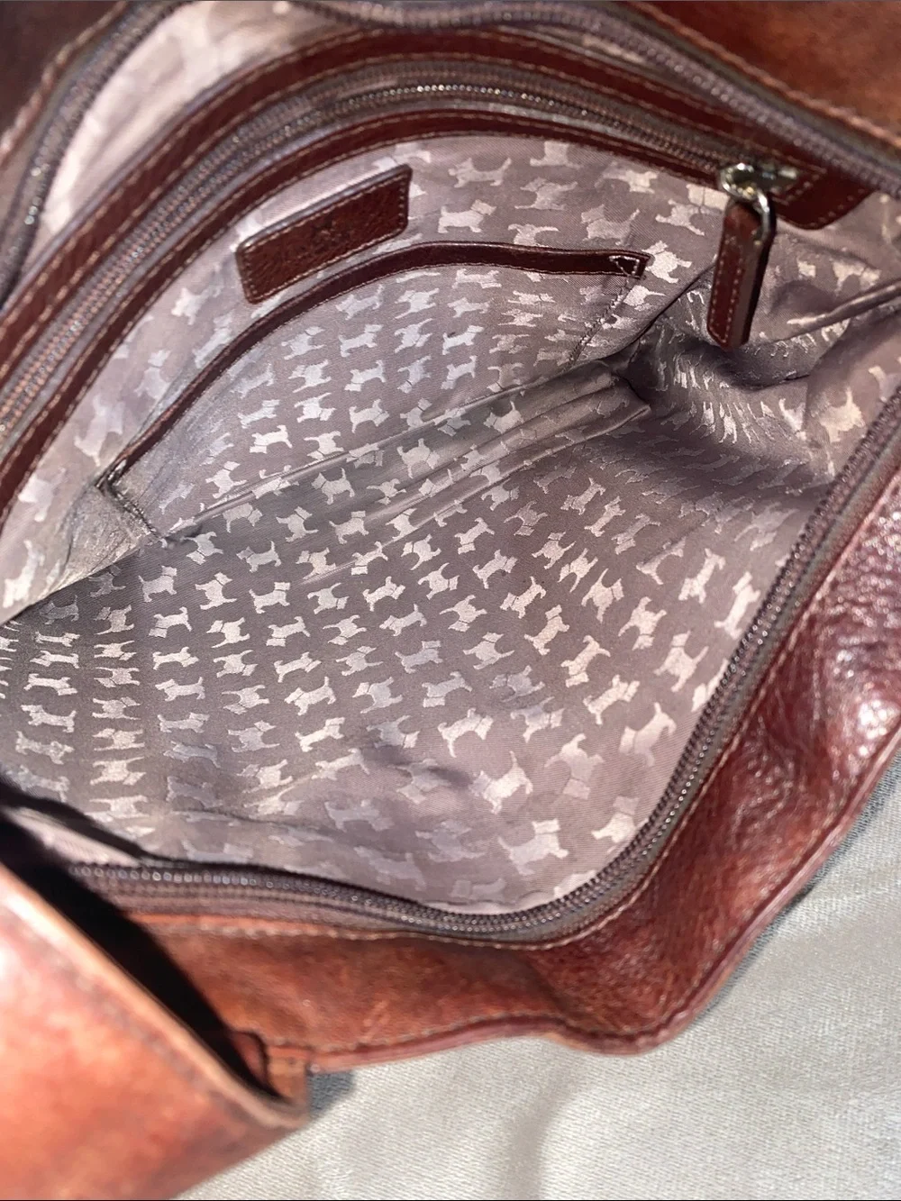 Radley London Brown Leather Crossbody Bag